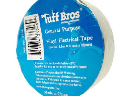 WHOLESALE ELECTRICAL TAPE BLACK 20 YARDS SOLD BY CASE For Sale