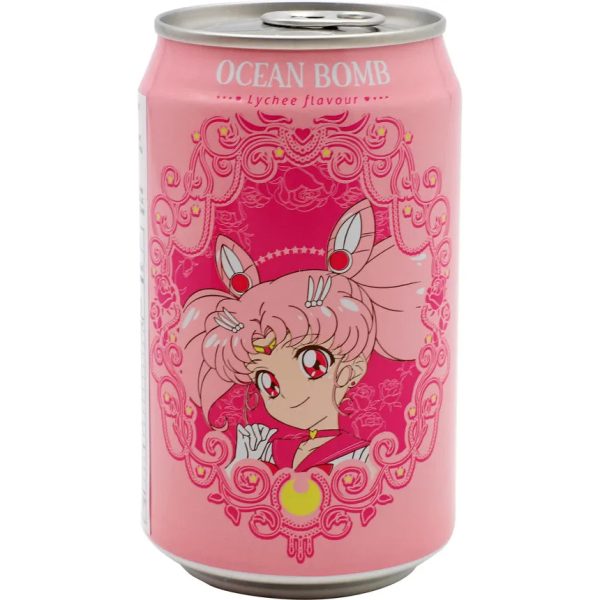 Sailormoon Anime Lychee Flavor Soda Sparkling Water, 11.8oz 24ct Fashion