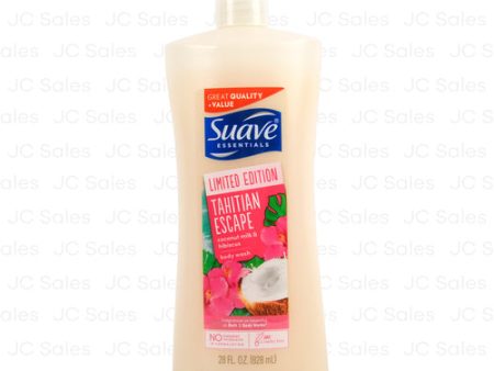 WHOLESALE SUAVE BODY WASH COCONUT MILK & HIBISCUS 28 OZ SOLD BY CASE Hot on Sale