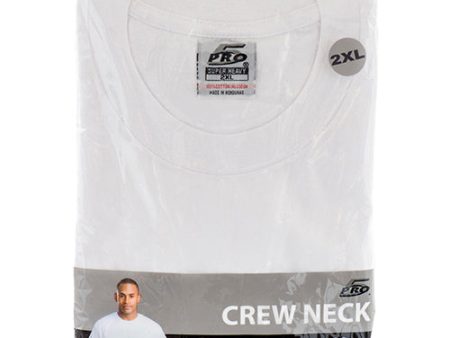 WHOLESALE T-SHIRT MEN CREW NECK SUPER HEAVY 2XL 1PC WHITE SOLD BY CASE Online Sale