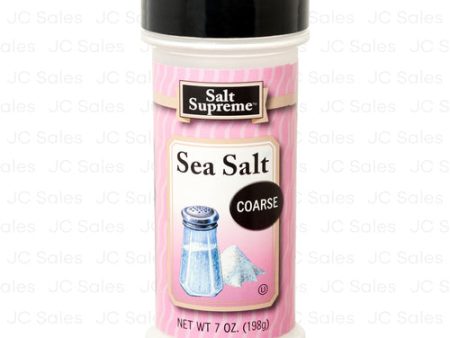 WHOLESALE SALT SUPREME SEA SALT COARSE 7Z SOLD BY CASE For Discount