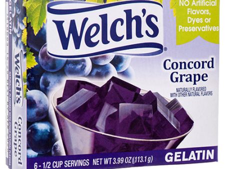 WHOLESALE WELCHS GELATIN GRAPE 3.99 OZ SOLD BY CASE Online