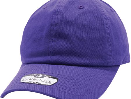 PB136 [PURPLE] UNSTRUCTURED COTTON TWILL DAD HATS For Sale