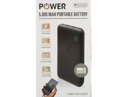 WHOLESALE SENTRY PORTABLE BATTERY 5,000 MAH SOLD BY CASE Online now