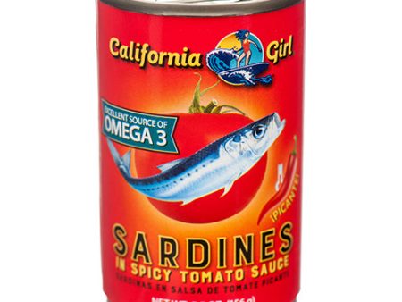 WHOLESALE CALIFORNIA GIRL SARDINES IN CHILI SAUCE  5.5 OZ SOLD BY CASE Supply