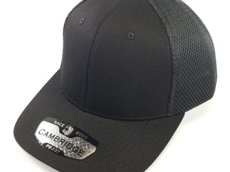 PB237 [BLACK] CAMBRIDGE MICRO MESH BACK TRUCKER HAT For Cheap