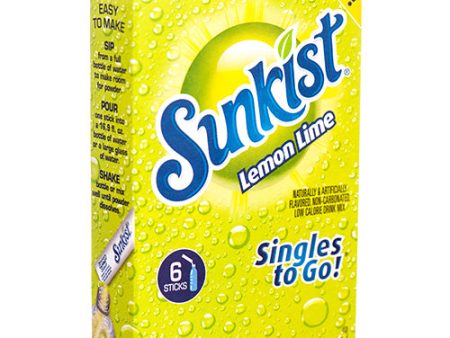 WHOLESALE SUNKIST LEMON LIME SINGLES 6 CT SOLD BY CASE Online