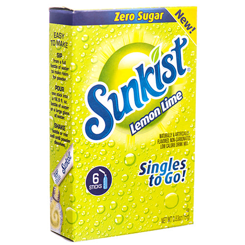 WHOLESALE SUNKIST LEMON LIME SINGLES 6 CT SOLD BY CASE Online