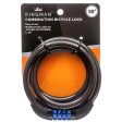 WHOLESALE KINGMAN BICYCLE NUMBER COMBINATION LOCK 3FT SOLD BY CASE Hot on Sale