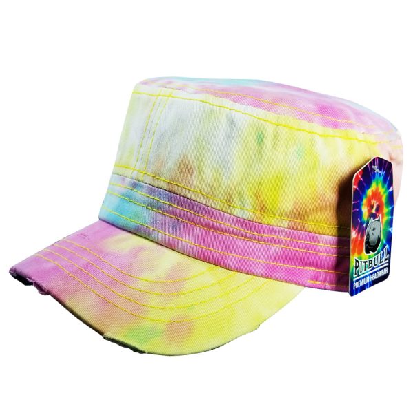 PB254T [MULTI] PLAIN TIE DYE CASTRO CAP on Sale