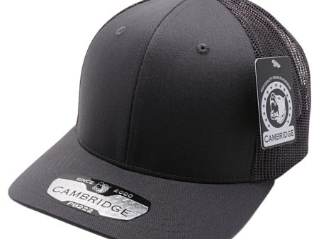 PB222-CHARCOAL CAMBRIDGE TRUCKER HAT Hot on Sale