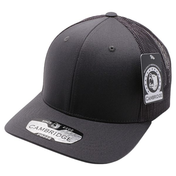 PB222-CHARCOAL CAMBRIDGE TRUCKER HAT Hot on Sale