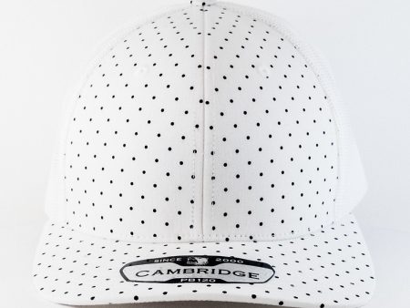 PB120C POLKADOT 6 PANEL MESH TRUCKER HATS [MULTI COLOR] For Cheap