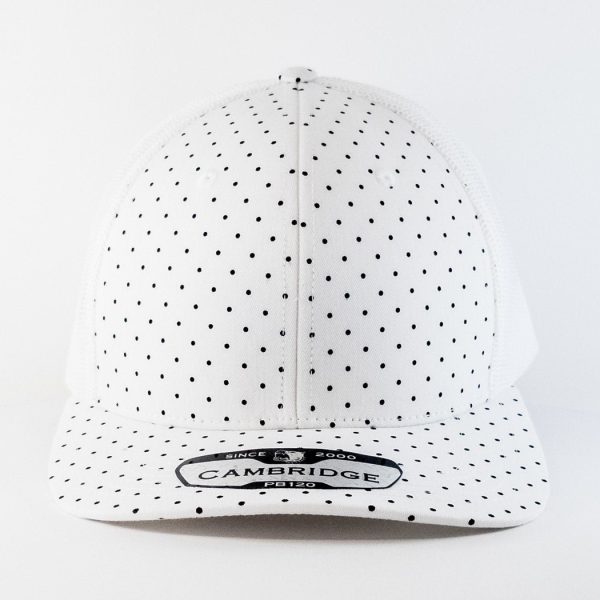 PB120C POLKADOT 6 PANEL MESH TRUCKER HATS [MULTI COLOR] For Cheap