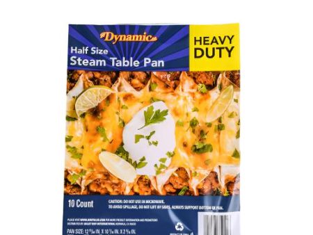 WHOLESALE HALF SIZE STEAM TABLE PAN 12 51 64 X 10 23 64 X 2 9 16 SOLD BY CASE Fashion