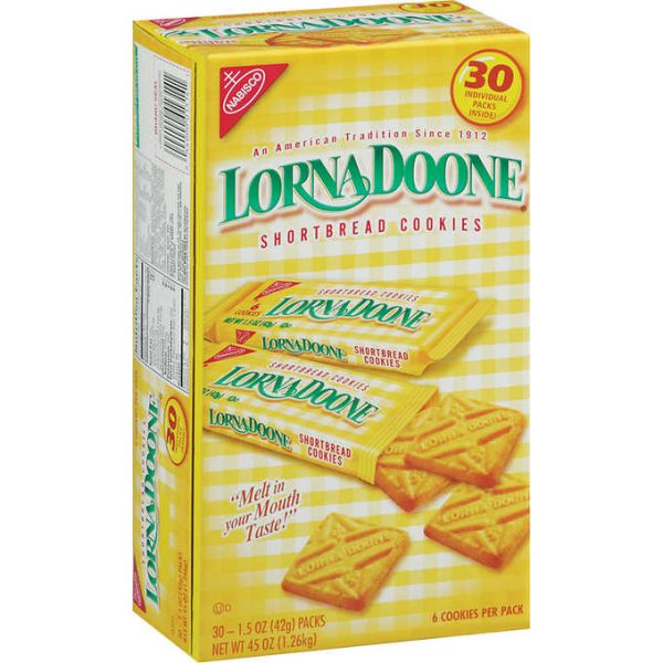 Lorna Doone Shortbread Cookies, 1.5oz 30ct Cheap