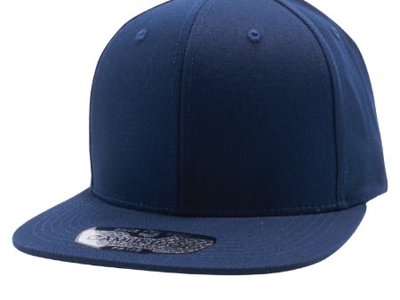 PB105 [NAVY] COTTON SNAPBACK HATS Online Sale