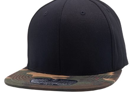 PB105 [BLACK G.CAMO] COTTON SNAPBACK HATS Online Hot Sale