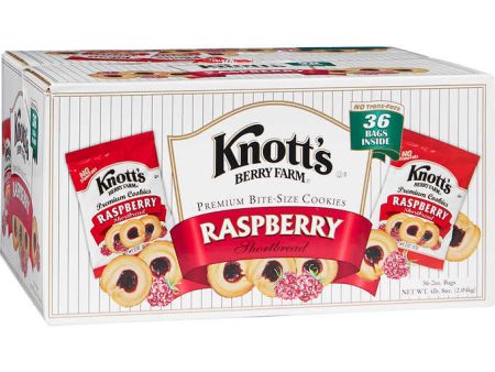 Knott s Berry Farm Premium Shortbread Cookies, Raspberry, 2oz 36ct Discount