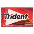 WHOLESALE TRIDENT GUM CINNAMON 14 STICKS SOLD BY CASE For Sale