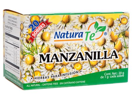 WHOLESALE NATURA TE TEA 20 CT CHAMOMILE SOLD BY CASE For Sale