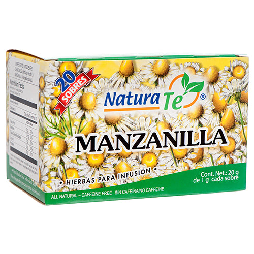 WHOLESALE NATURA TE TEA 20 CT CHAMOMILE SOLD BY CASE For Sale