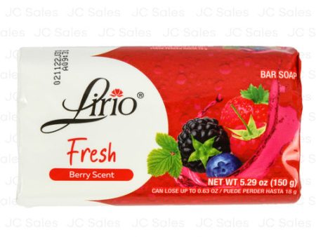 WHOLESALE LIRIO BAR SOAP BATH & SPA FRESH BERRY 150g SOLD BY CASE For Discount