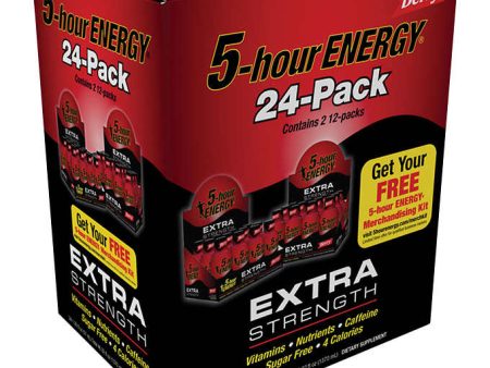 5-hour Energy Shot, Extra Strength, Berry, 1.93 oz, 24 ct Fashion