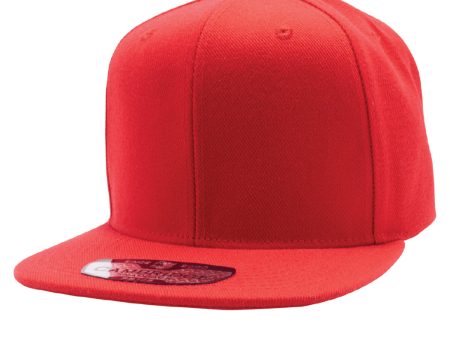 PB105 [RED] COTTON SNAPBACK HATS on Sale