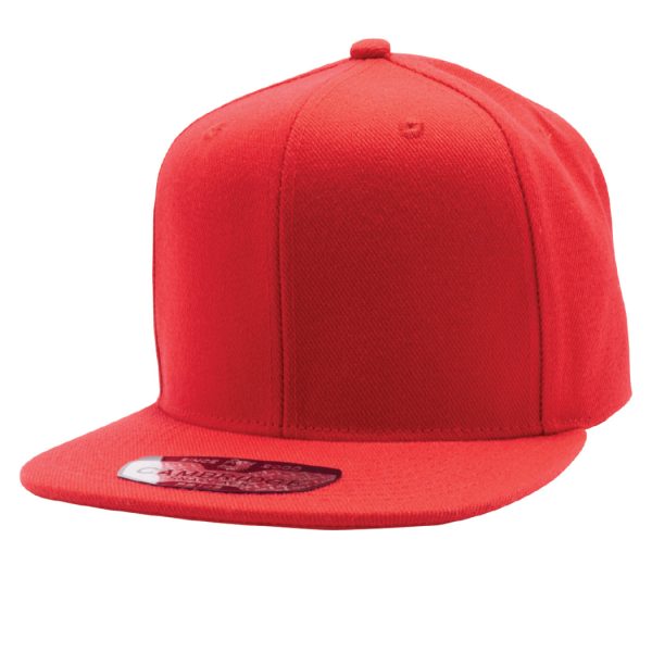 PB105 [RED] COTTON SNAPBACK HATS on Sale