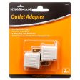 WHOLESALE KINGMAN OUTLET ADAPTOR ETL 2PC W GROUNDING SOLD BY CASE For Discount