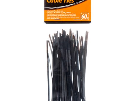 WHOLESALE KINGMAN CABLE TIE 60CT 5.9 X 3.6MM BLACK SOLD BY CASE For Cheap