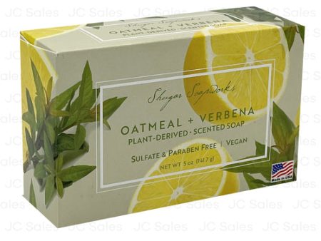 WHOLESALE SHUGAR SOAPWORKS OATMEAL + VERBENA 5 OZ SOLD BY CASE For Cheap