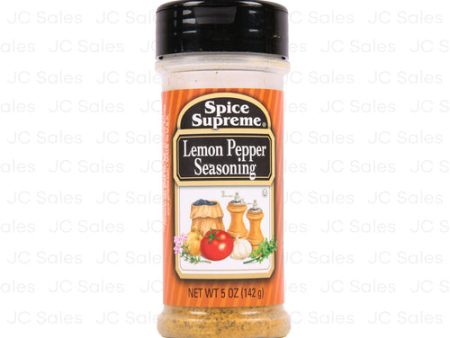 WHOLESALE SPICE SUPREME LEMON & PEPPER SEASONING 12   05 OZ SOLD BY CASE Online