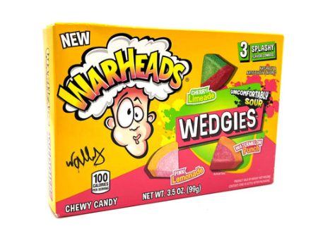 WHOLESALE WARHEAD WEDGIES 3.5 OZ SOLD BY CASE Supply