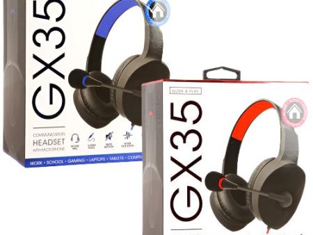 WHOLESALE GAMING HEADSET W BOOM MIC ASST CLRS SOLD BY CASE Online now