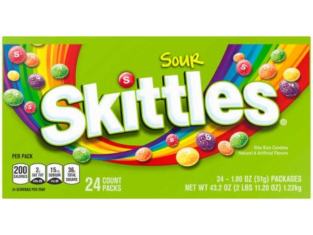 Skittles Sour, 1.8oz 24ct For Discount