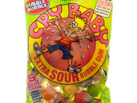 WHOLESALE CRY BABY GUMBALLS 4Z EXTRA SOUR SOLD BY CASE on Sale