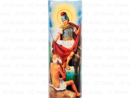 WHOLESALE VELADORA RELIGIOUS CANDLE SAN MARTIN CABALLERO SOLD BY CASE Online