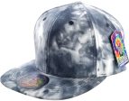 PB253 [BLACK] PLAIN TIE DYE COTTON SNAPBACK HAT Online Hot Sale