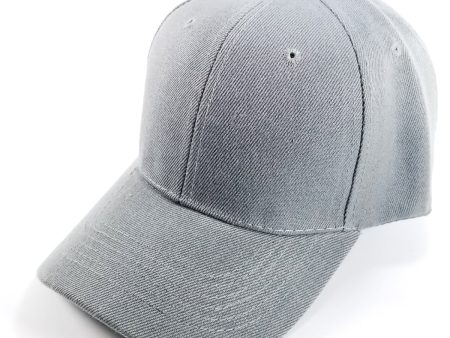 PB128 [D.GREY] HOOK AND LOOP BACKSTRAP WITH ACRYLIC CURVED CAPS Hot on Sale