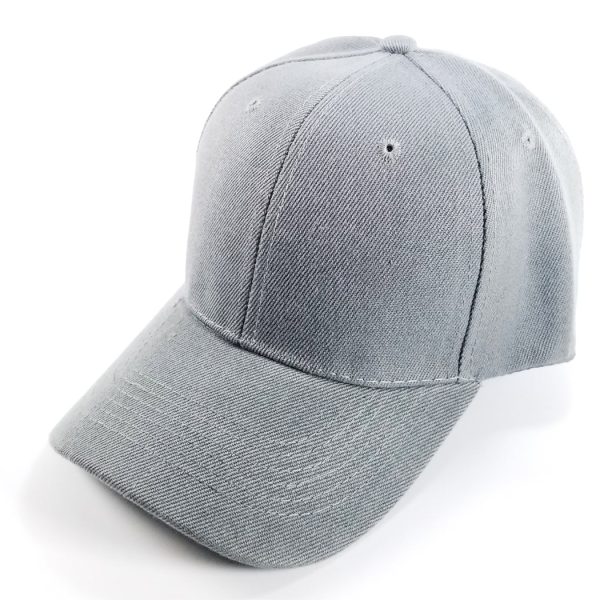 PB128 [D.GREY] HOOK AND LOOP BACKSTRAP WITH ACRYLIC CURVED CAPS Hot on Sale