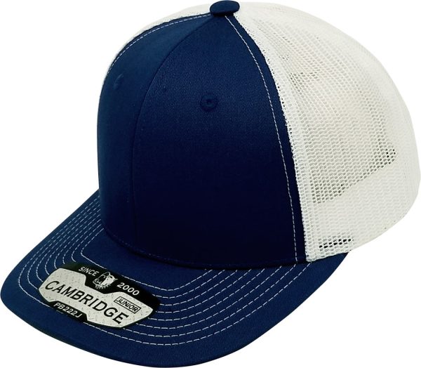 PB222J KIDS TRUCKER HAT [NAVY WHITE] For Discount