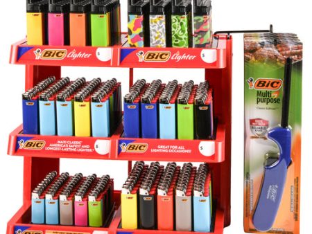 WHOLESALE BIC LIGHTERS MIXED WITH DISPLAY SOLD BY CASE Online Hot Sale