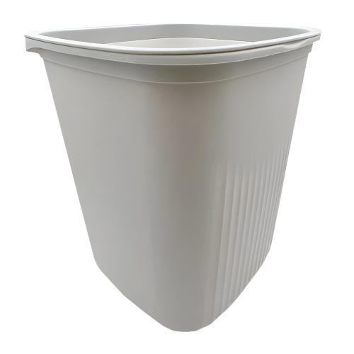 WHOLESALE NUVALU TRASH CAN WITH BAG HOLDER 9.6X9.2X11.1 SOLD BY CASE For Cheap