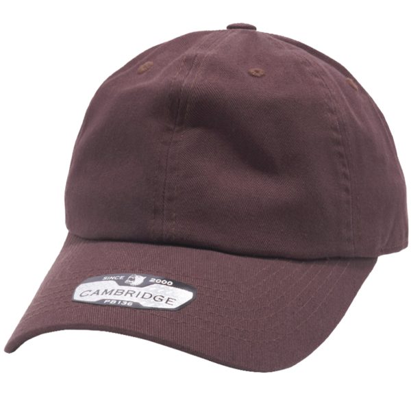 PB136 [BROWN] UNSTRUCTURED COTTON TWILL DAD HATS For Discount