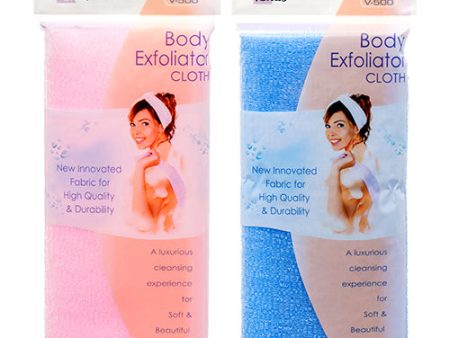 WHOLESALE VENUS SHOWER EXFOLIATING SKIN TOWEL W 2 ASST COLORS V-500 SOLD BY CASE Online Hot Sale