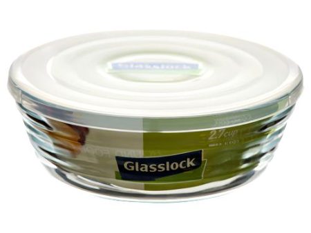 WHOLESALE GLASSLOCK GLASS CONTAINER ROUND #RP505 SOLD BY CASE For Sale