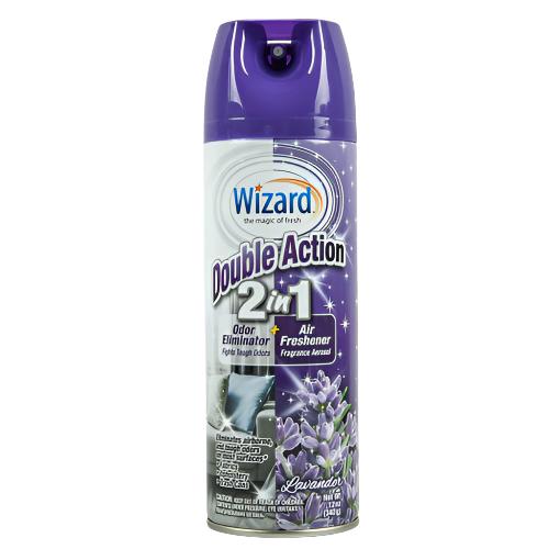 WHOLESALE WIZARD DOUBLE ACTION 2IN1 LAVENDER 12 OZ SOLD BY CASE on Sale