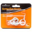 WHOLESALE KINGMAN SCREW EYE HOOKS 6PC 1.1 SOLD BY CASE For Sale